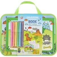 Moxy - Traveltray with Colouring & Activity book - Green