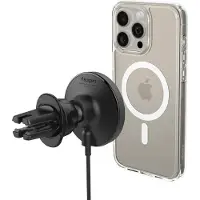 Spigen Onetap Pro 4 Magsafe Autolader, Zwart - Draadloos / Ventilatieopening