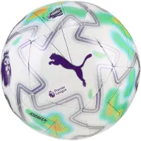 Puma Orbita Play Premier League Thrill voetbal, Wit/Meerkleurig, Maat 5