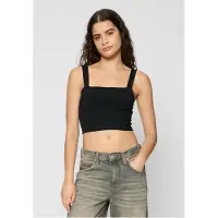 Urban Classics Top zwart / wit