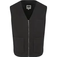 Urban Classics Bodywarmer zwart