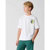 Shoeby T-shirt met backprint wit Jongens Katoen Ronde hals Backprint - maat 98/104