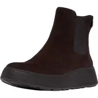 FitFlop Fit Flop Dames/Dames F-Mode Suede Flatform Chelsea Laarzen (Bruin)