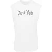 Mister tee Shirt 'New York' zwart / wit