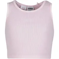 Urban Classics - Washed Rib Jersey Kinder Crop top - Kids 134/140 - Roze