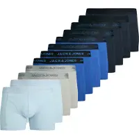 Jack & Jones Boxershorts 'JACCooper' blauw / marine / lichtblauw / grijs gemêleerd