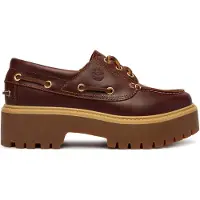 Timberland Veterschoen 'Stone Street 3 Eye' bruin / karamel / donkerbruin