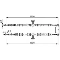 Bosch 1 987 482 291 Handremkabel