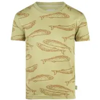 Koko Noko T-shirt groen Jongens Stretchkatoen Ronde hals All over print - maat 92