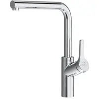 AM.PM Keukenmengkraan, draaibaar, roestvrij staal, spoelbakarmatuur, hoogdrukarmatuur, mengkraan voor de keuken, geborsteld, FXB05000 X-Joy S, chroom