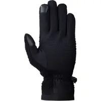 Trespass Volwassen uniseks Ainslee Sherpa Fleece Handschoenen (Zwart)