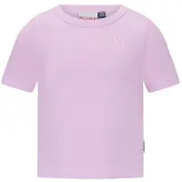 Retour Jeans T-shirt lila Paars Meisjes Stretchkatoen Ronde hals Effen - maat 158/164