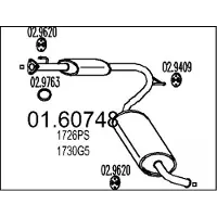 MTS Einddemper 01.60748