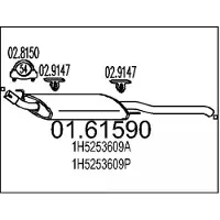 MTS Einddemper 01.61590