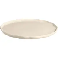 Emile Henry Madeleine serveerschaal Crème,rond