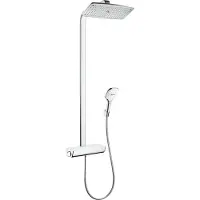 Hansgrohe Raindance E 360 Air opbouw regendouche met handdouche chroom/wit