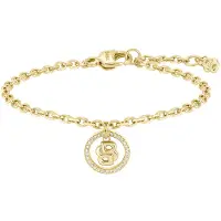BOSS Goudkleurige armband met Double B-monogram-bedel