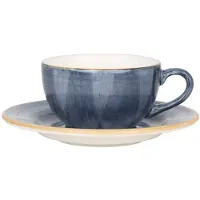 Bonna Koffie kopjes & schotel aura dusk porselein set van 6