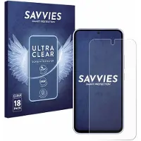 Savvies - Screenprotector voor Samsung Galaxy A54 5G - Folie Beschermfolie transparant 18 Stuks