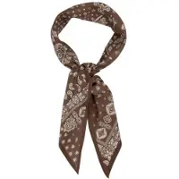 Club Manhattan sjaaltje met paisley print bruin female