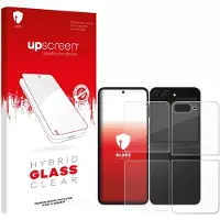 Upscreen - Screenprotector voor Samsung Galaxy Z Flip 7 FE (Voor+Achter) - Folie Beschermfolie Beschermglas transparant