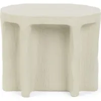 Bold Monkey Born To Be Alive Bijzettafel Ovaal 60x45 cm Beige
