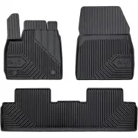 Frogum - No.77 - Automatten 3D - Geschikt voor RENAULT Megane E-Tech vanaf 2021 - 3-delig - TPE Rubber - Zwart