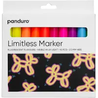 Panduro Limitless Marker M set - 10 stuks - neon