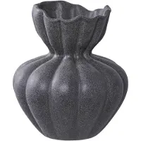 Ebuy24 Vaas Nova | keramiek zwart 17.200000762939453x17.200000762939453x19.399999618530273 cm vazen | NADUVI