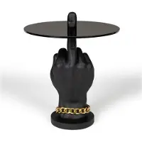 Bold Monkey Fother Mucker Bijzettafel Zwart