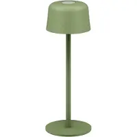 Goobay LED-tafellamp | 25 cm hoog | warm wit | dimbaar | oplaadbaar (USB-C) | groen | IP44