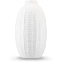 Easyplants | Vaas Little Flora 21 cm off-white | Keramiek | Ovaal | wit | Japandi stijl | Design Vaas
