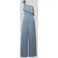 Swing regular fit jumpsuit met bloemversiering