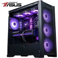 FlowUp x Powered By Asus - De Elite Gaming PC - AMD Ryzen 7 9800X3D - NVIDIA ROG STRIX RTX 5070 Ti 16GB - 32GB DDR5 RAM - 2TB - Waterkoeling