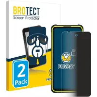 BROTECT - privacy screenprotector voor Ulefone Armor X31 Pro 5G - Folie Beschermfolie Blauwlichtfilter 2 Stuks