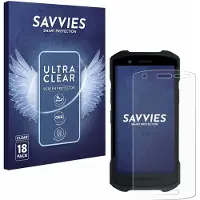Savvies - Screenprotector voor Zebra TC21/ TC26 - Folie Beschermfolie transparant 18 Stuks