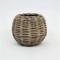 Van der leeden Drypot Tina Extra Dik Rotan Grijs d58h47cm