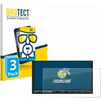 BROTECT Screenprotector 3 Stuks voor Kenwood DMX8021DABS Beschermglas transparant
