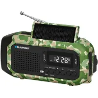 Blaupunkt FM-noodradio, LED-zaklamp, leeslampje, drievoudig oplaadsysteem, SOS-alarm, ER20GC