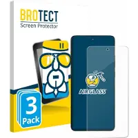 BROTECT Screenprotector 3 Stuks voor Motorola Edge 70 Beschermglas transparant