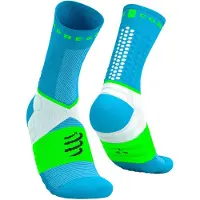 Compressport Ultra Trail V2.0 Sokken Blauw Groen, Maat Maat 3