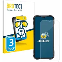 BROTECT Screenprotector 3 Stuks voor Oukitel WP33 Pro Beschermglas transparant