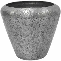 Ter Steege Bloempot-Plantenbak Aluminium Zilver D 45 cm H 40 cm