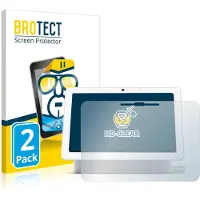 BROTECT - Screenprotector voor Google Nest Hub Max - Folie Beschermfolie transparant 2 Stuks
