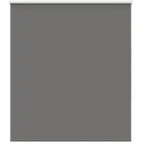 vidaXL Rolgordijn verduisterend 135x130 cm stofbreedte 131,6 cm grijs