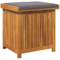vidaXL Kussenbox voor buiten 60x50x61 cm massief acaciahout