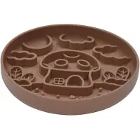 Jack & Vanilla JV Bon App Voerbak Slow Feeder Antislip Silicone Paddenstoel