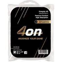 4on Premium Comfort Blister 12 Units Padel Overgrip Zwart