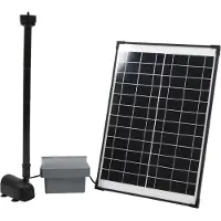 Ubbink - SolarMax 1000 - Fonteinpomp op zonne-energie - met eigen accu - vijverpomp