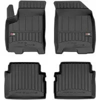 Frogum - No.77 - Automatten 3D - Geschikt voor CHEVROLET Aveo (T200 / T250) 2002-2012 - 4-delig - TPE Rubber - Zwart